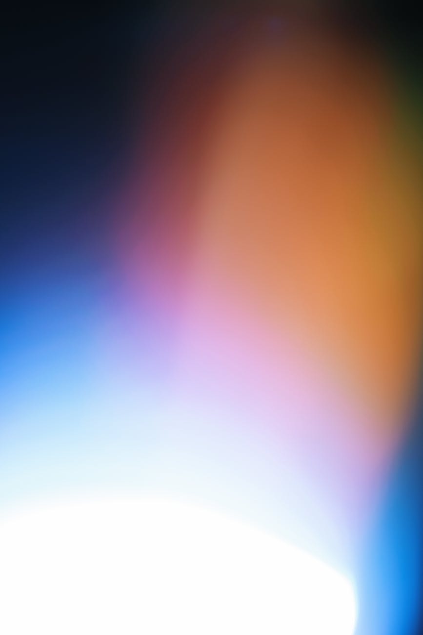 blue and white light illustration